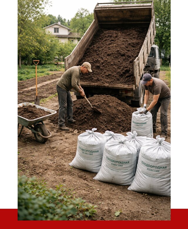Плодородная смесь в Краснокаменске от 4293 р./куб с доставкой | ПРОНЕРУДКсн