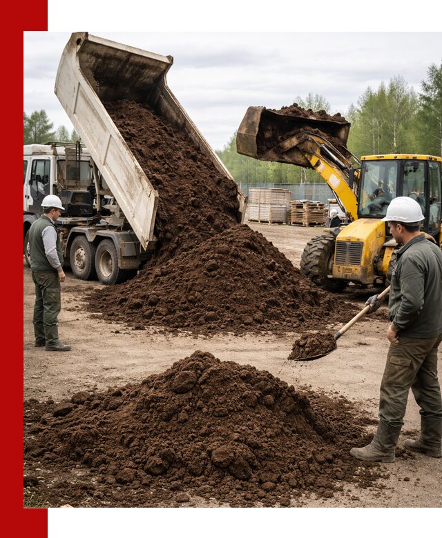 Доставка торфа оптом и в мешках в Краснокаменске