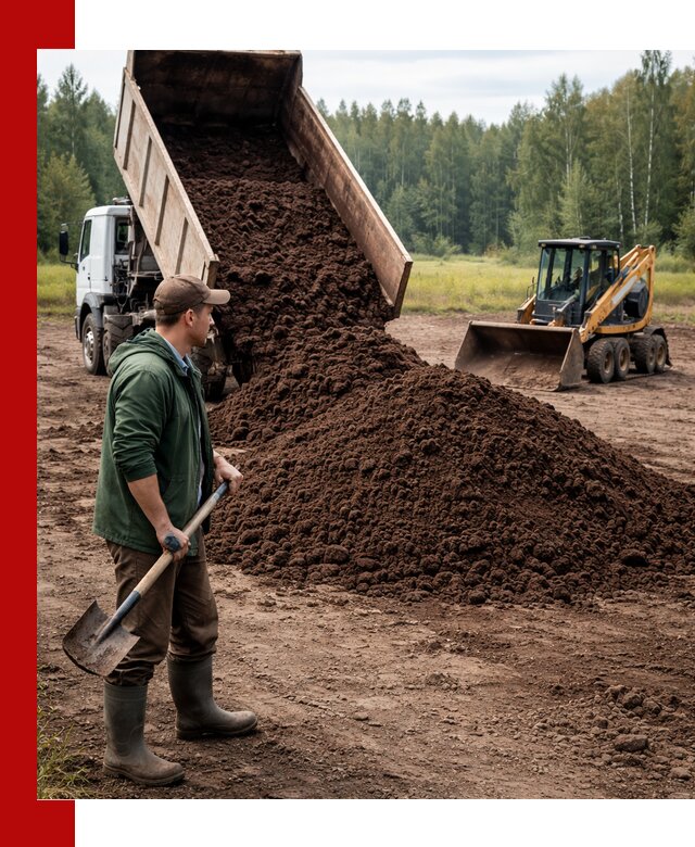 Купить верховой торф с доставкой в Краснокаменске для садоводства и растений