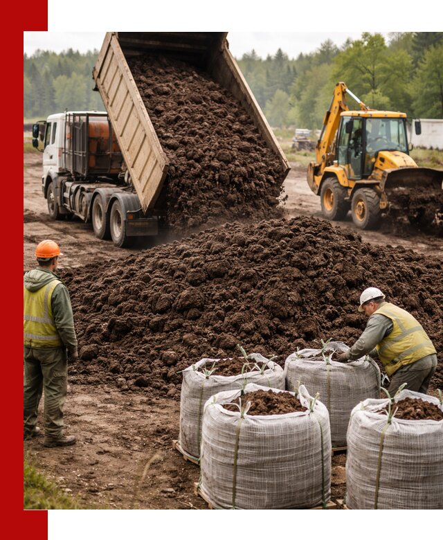 Доставка нейтрального торфа в Краснокаменске оптом и в розницу