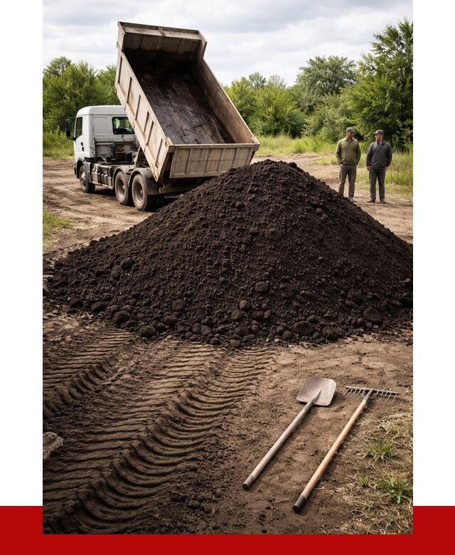 Купить чернозем навалом в Краснокаменске от 1227 р. за куб | ПРОНЕРУДКсн