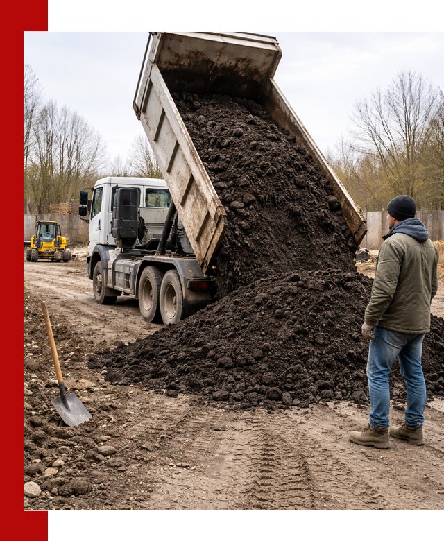 Доставка чернозема навалом в Краснокаменске быстро и выгодно