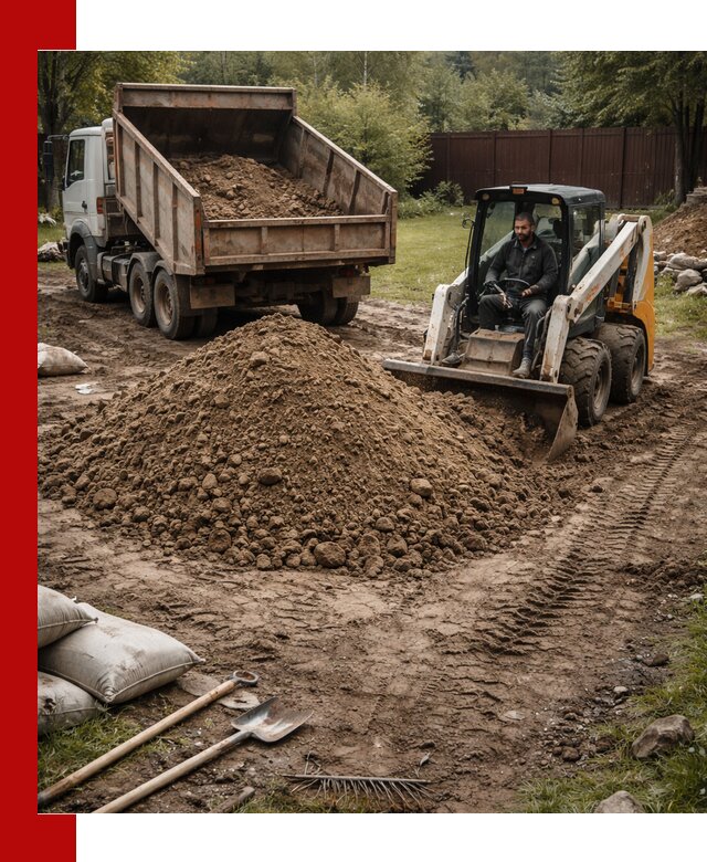 Суглинок для планировки участков в Краснокаменске с доставкой и выгрузкой