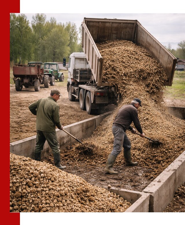 Куриный помет с доставкой в Краснокаменске оптом и в розницу