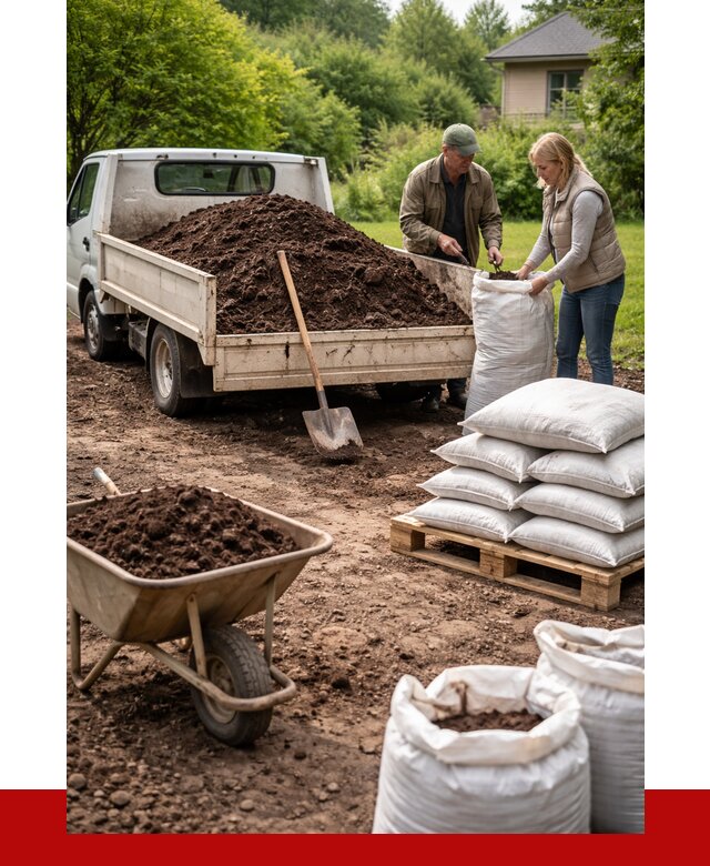 Перегной в мешках с доставкой в Краснокаменске от 2249 р. | ПРОНЕРУДКсн