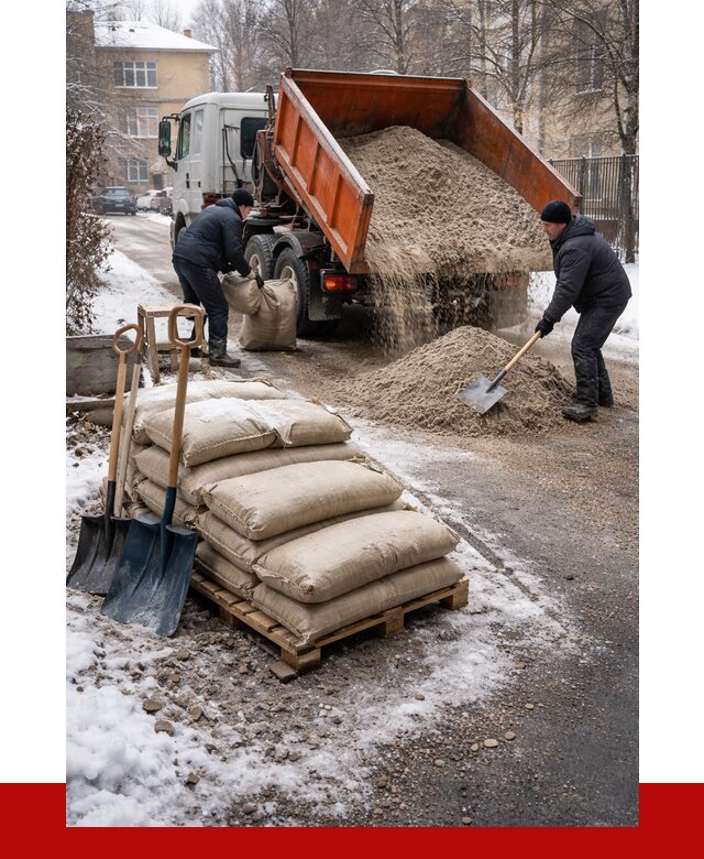 Противогололедные материалы оптом в Краснокаменске от 4293 р. | ПРОНЕРУДКсн