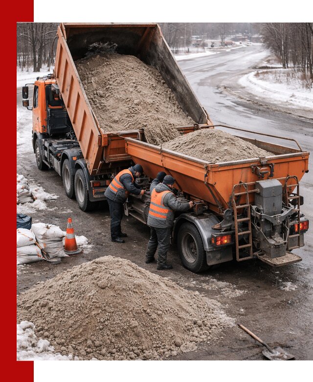 Поставка и вывоз пескосоля в Краснокаменске оптом и в розницу