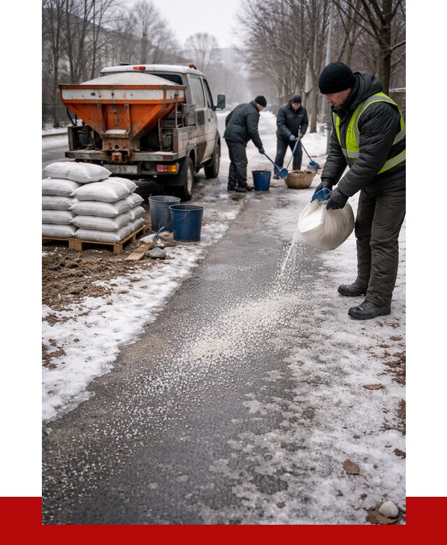 Реагент против гололеда в Краснокаменске с доставкой от 4599 р. | ПРОНЕРУДКсн