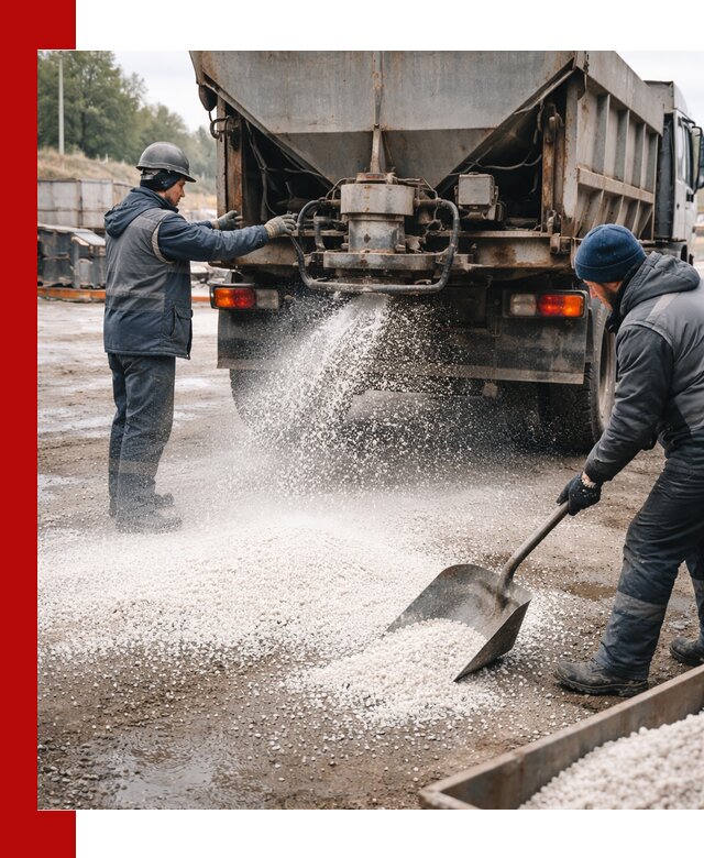 Доставка и продажа хлористого кальция в Краснокаменске