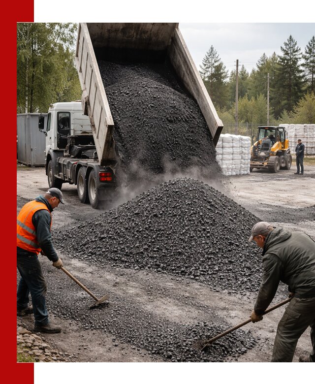 Доставка и продажа асфальтного гранулята в Краснокаменске