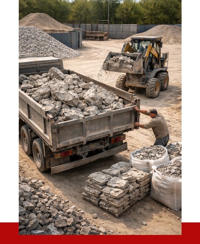 Купить бой бетона с доставкой в Краснокаменске от 4906 р. | ПРОНЕРУДКсн