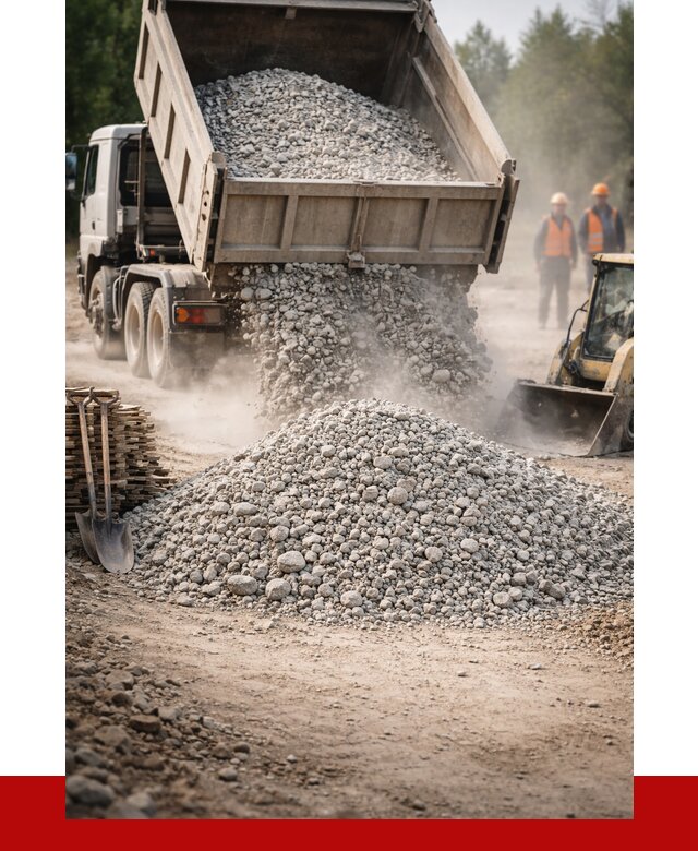 Купить дробленый бетон в Краснокаменске от 1738 р./куб | ПРОНЕРУДКсн