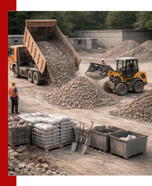 Вторичные материалы для отсыпки в Краснокаменске — поставка и доставка