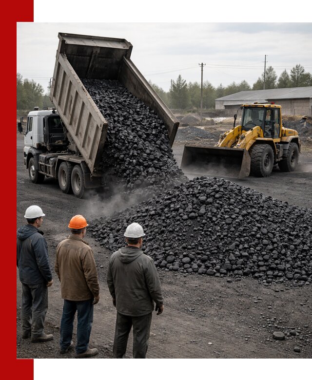 Доставка угля антрацита в Краснокаменске с самосвалами и погрузкой