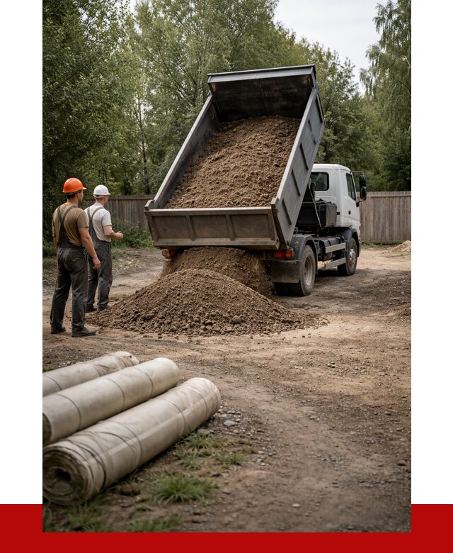Доставка сыпучих материалов самосвалом в Краснокаменск от 4293 р. | ПРОНЕРУДКсн
