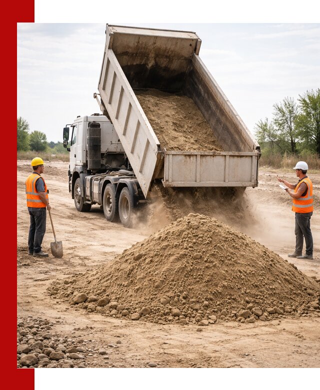 Доставка самосвалом 15 кубов в Краснокаменске за город и по городу