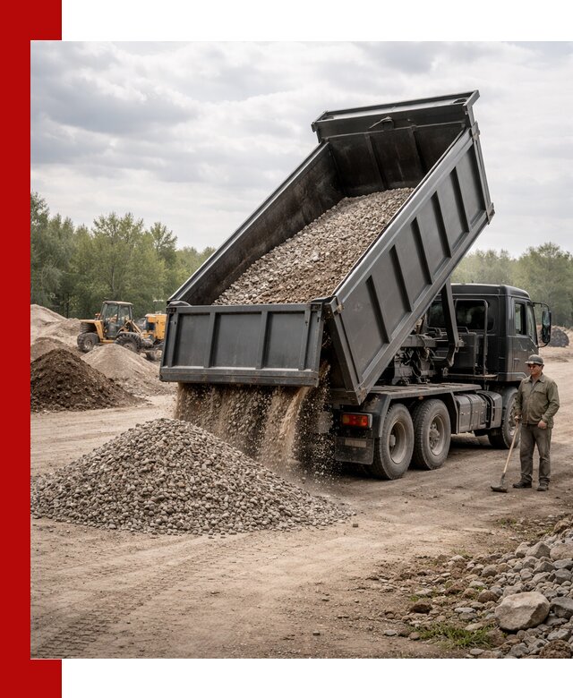 Доставка самосвалом 30 м3 по выгодным ценам в Краснокаменске