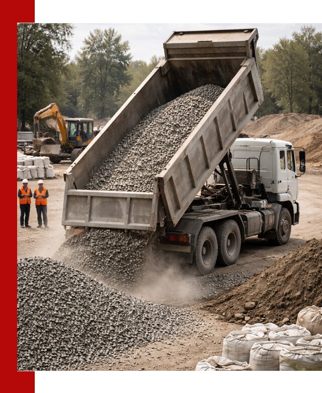 Аренда самосвала в Краснокаменске для доставки сыпучих и нерудных материалов