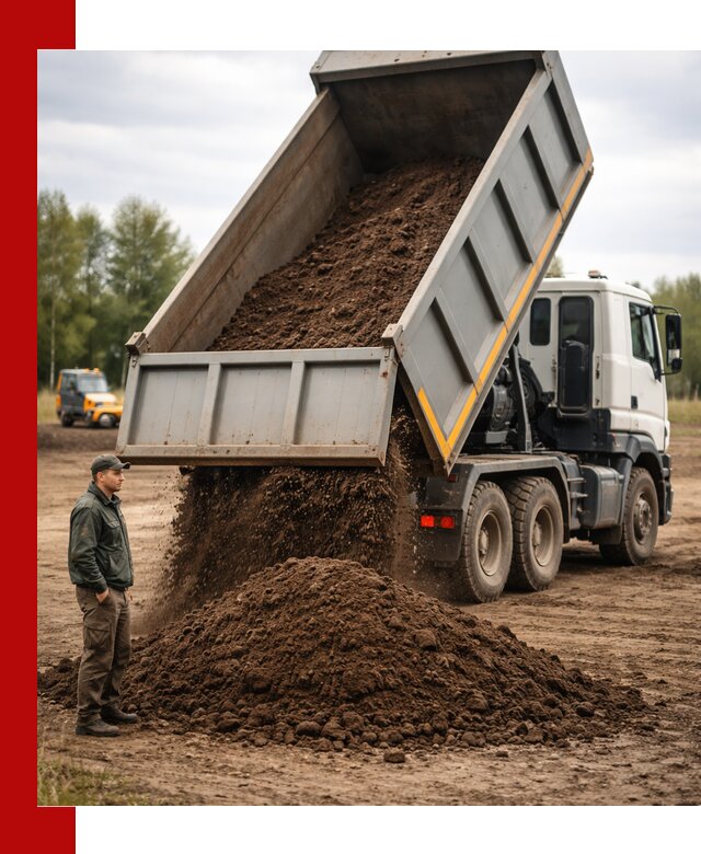 Аренда самосвала с водителем в Краснокаменске для сыпучих грузов и навоза