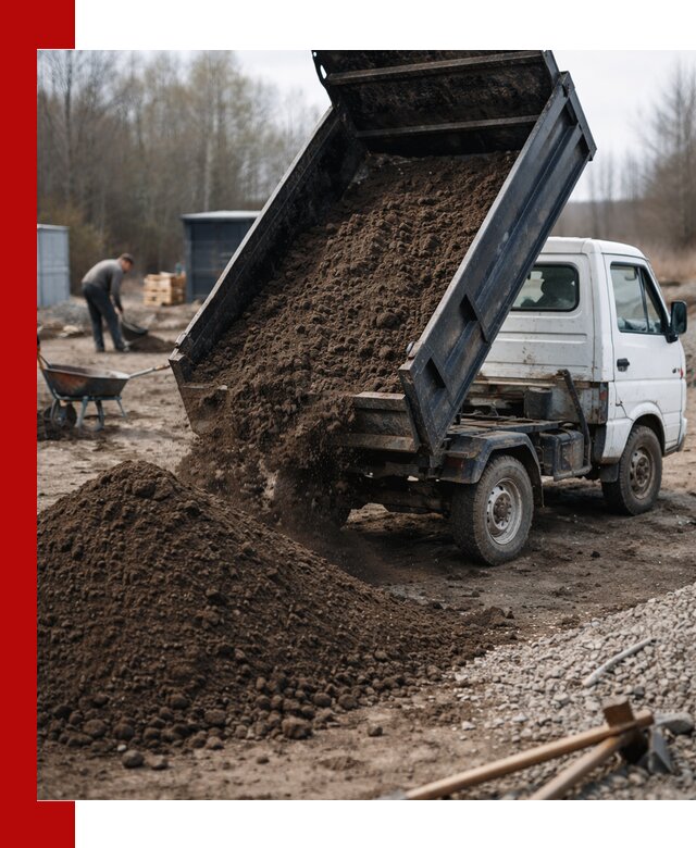 Аренда минисамосвала в Краснокаменске для доставки сыпучих материалов