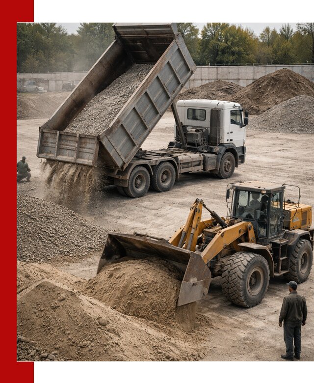 Перевозка сыпучих грузов самосвалами и бортовыми в Краснокаменске