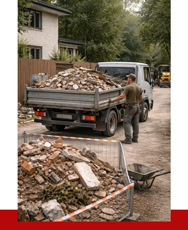 Вывоз строительного мусора с погрузкой в Краснокаменске от 7666 р | ПРОНЕРУДКсн