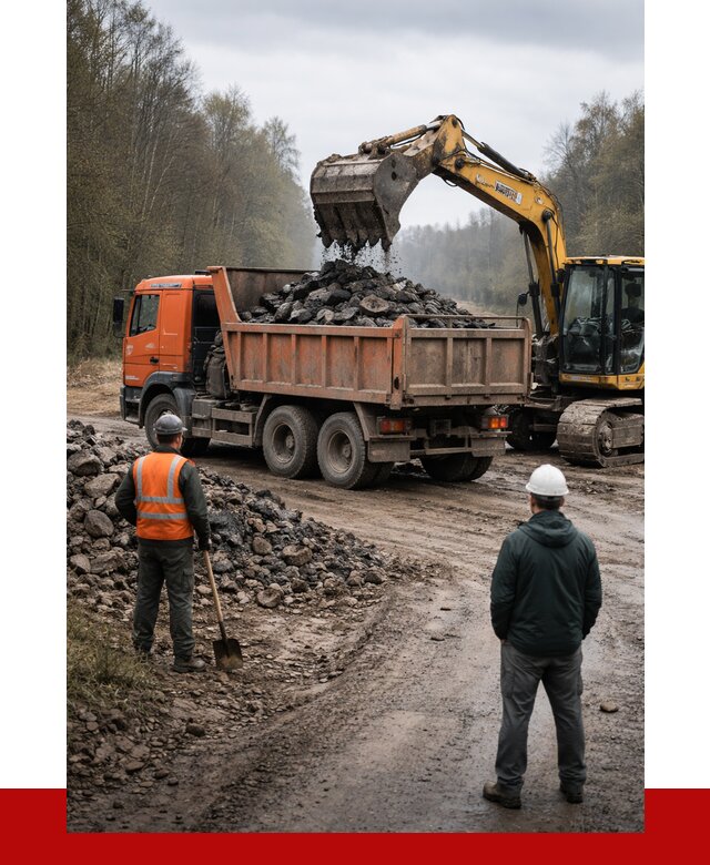Вывоз асфальта в Краснокаменске от 4599 р. самосвалом ПРОНЕРУДКсн