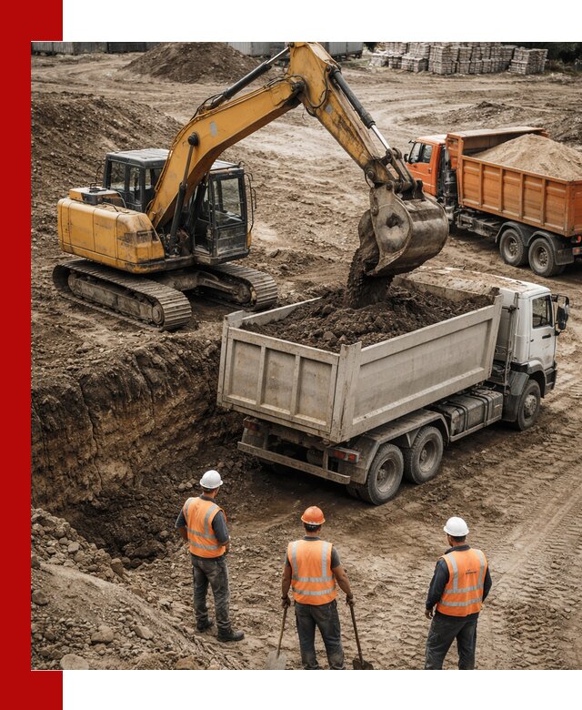 Разработка грунта для строительства и благоустройства в Краснокаменске