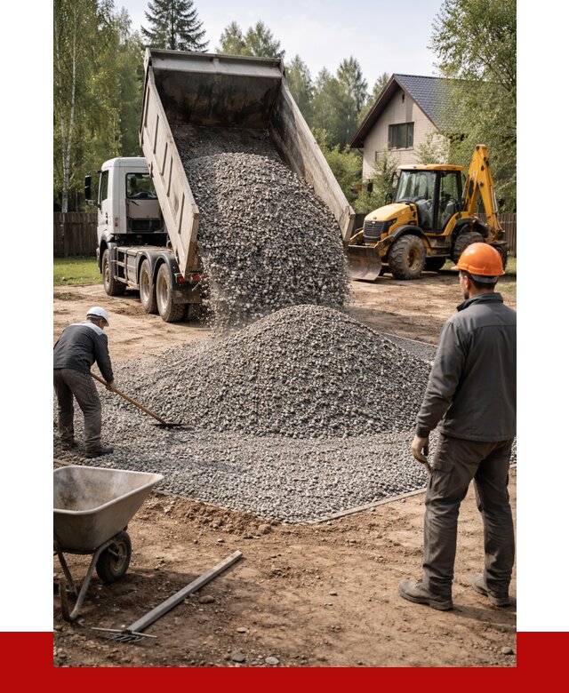 Отсыпка участка щебнем в Краснокаменске от 6644 р. ПРОНЕРУДКсн